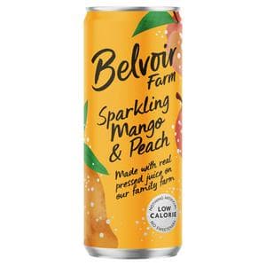 Belvoir Farm Sparkling Mango & Peach 330ml