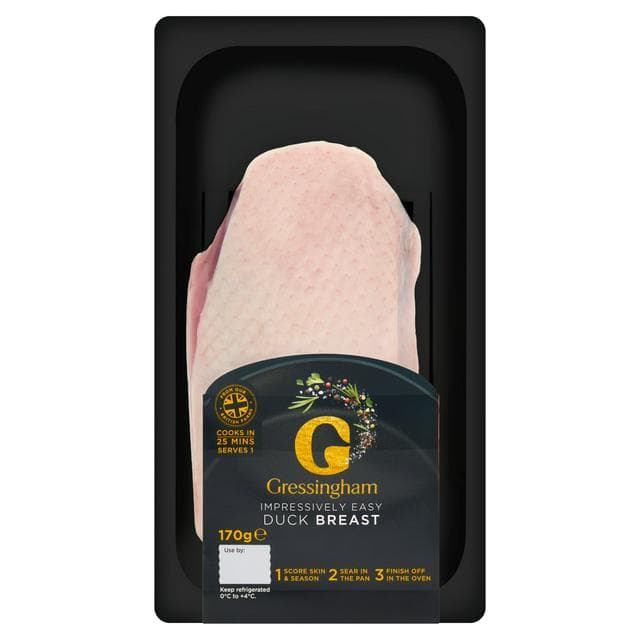 Gressingham Duck Breast 170g - gallery image 1