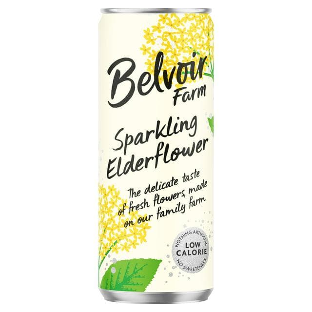 Belvoir Farm Sparkling Elderflower 330ml - gallery image 1
