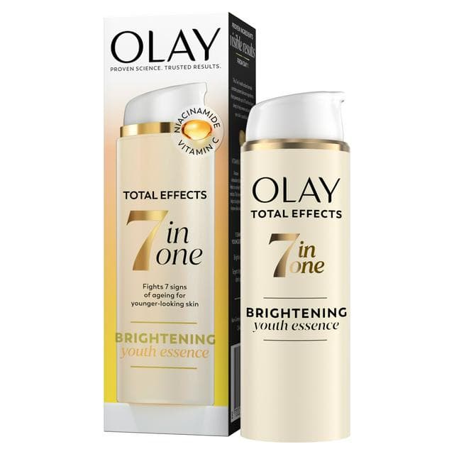 Olay Total Effects 7 in 1 Brightening Youth Essence with Niacinamide & Vitamin C 50ml - gallery image 1