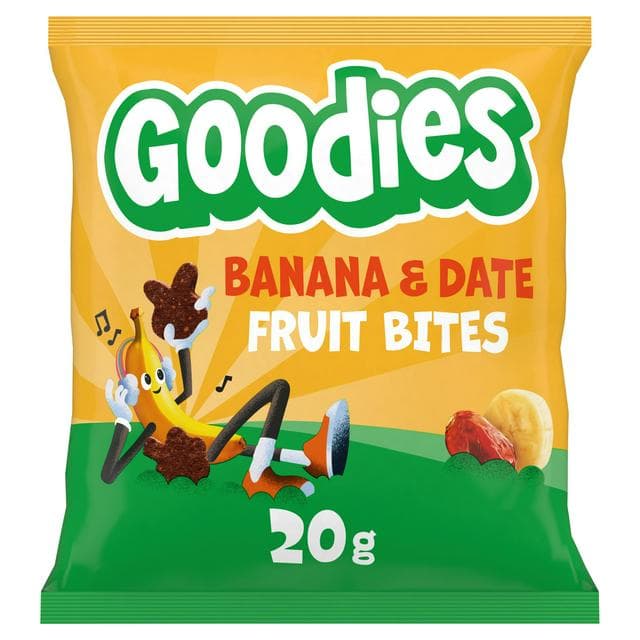 Goodies 20g Banana & Date Kids Snack Fruit Bites - gallery image 1