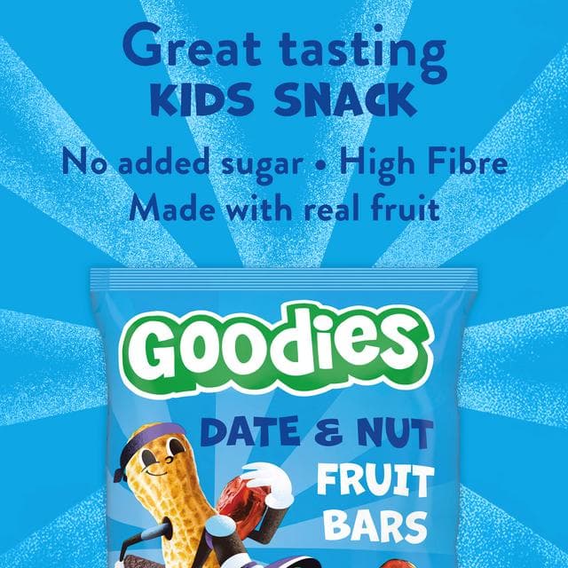 Goodies 5 x 20g Date & Nuts Multipack Kids Snack Fruit Bars - gallery image 4