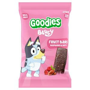 Goodies 5 x 20g Raspberry & Date Multipack Kids Snack Fruit Bars
