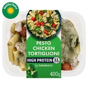 Sainsbury's 400g High Protein Creamy Chicken Pesto Pasta