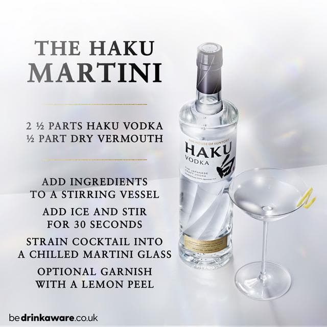 Suntory Haku Japanese Vodka 70cl - gallery image 5