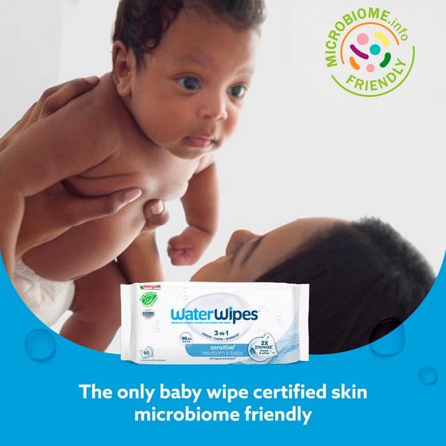 WaterWipes Sensitive+ Newborn & Baby Wipes x180 - gallery image 4