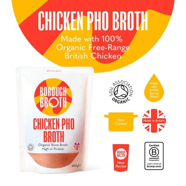 Borough Broth 400g Chicken Pho Organic Bone Broth - gallery image 3