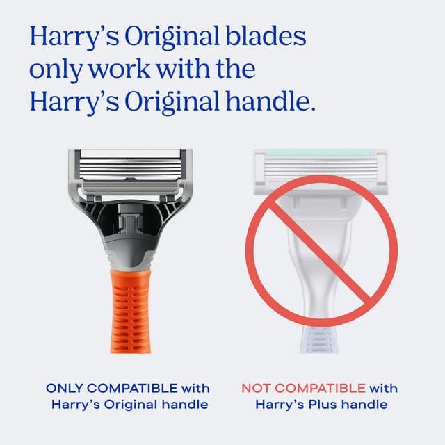Harry's 10 x Blade Refills Indigo Blue 5 Blade Men's Razor Value Pack - gallery image 6