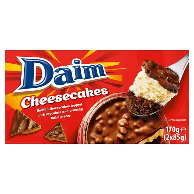 Daim Cheesecakes 2 x 85g - gallery image 1