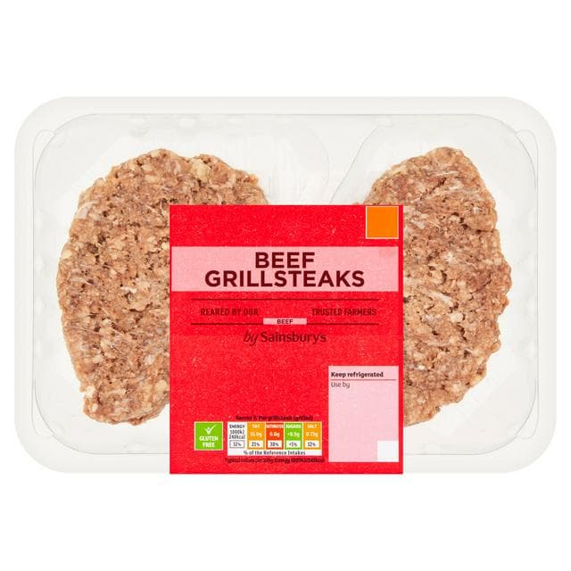 Sainsbury's 300g Beef Grill Steaks - gallery image 1
