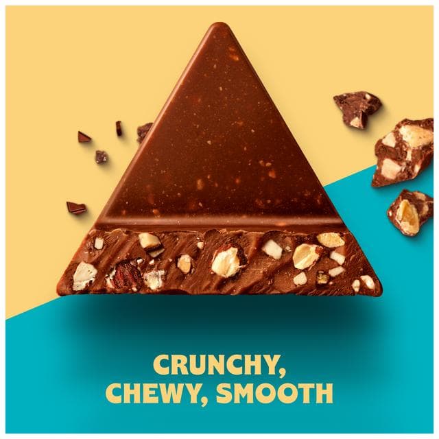 Toblerone Crunchy almonds Chocolate with Honey & Almond Nougat Bar Gifting 340g - gallery image 3