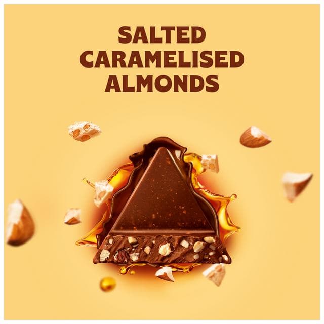 Toblerone Crunchy almonds Chocolate with Honey & Almond Nougat Bar Gifting 340g - gallery image 5