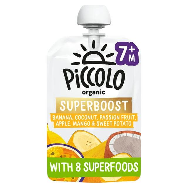Piccolo Superboost Banana, Coconut & Passionfruit 7+ Months 100g - gallery image 1