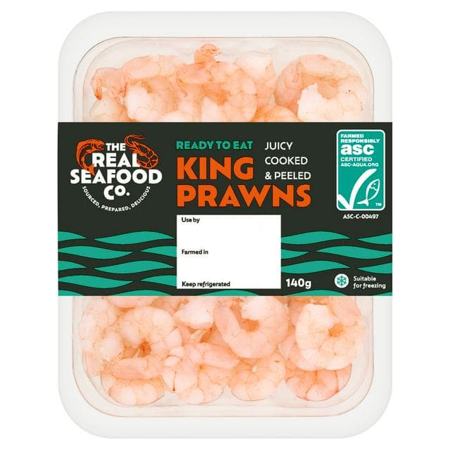 The Real Seafood Co. King Prawns 140g - gallery image 1
