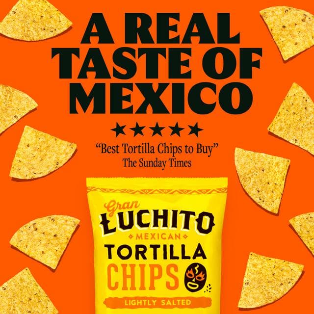 Gran Luchito Mexican Tortilla Chips Lightly Salted 170g - gallery image 4