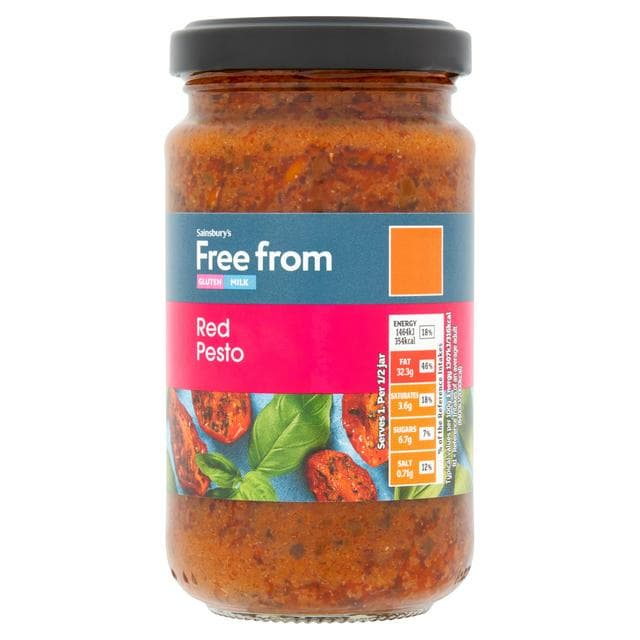 Sainsbury's Free From 190g Red Pesto - gallery image 1