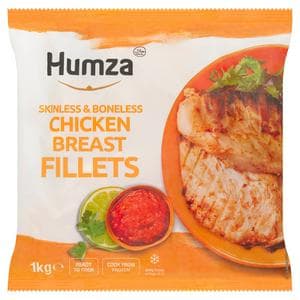 Humza Quick Frozen Chicken Breast Fillets 1kg