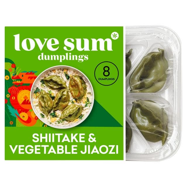 Love Sum 8 Dumplings Shiitake & Vegetable Jiaozi 200g - gallery image 1