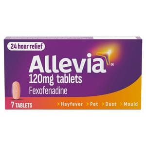 Allevia Hayfever & Allergy Relief Fexofenadine Tablets 120mg x7