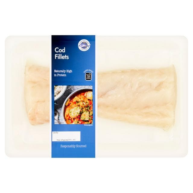 New England Seafood Wild Cod Fillets x2 220g - gallery image 1