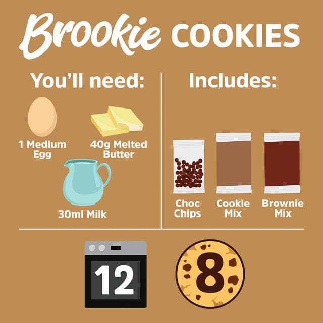 Dr. Oetker Brookie Cookies Brownie Baking Mix - gallery image 2