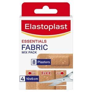 Elastoplast Essentials Fabric Mix Pack Plasters x8