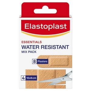 Elastoplast Essentials 8 x Pack Water Resistant Mix Plasters