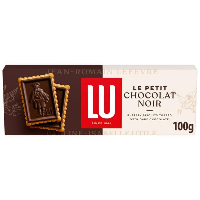 Lu Le Petit 100g Chocolat Dark Chocolate Biscuits - gallery image 1