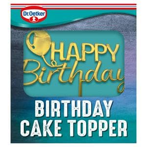 Dr. Oetker Birthday Cake Topper