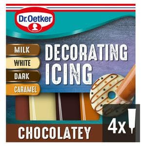 Dr.Oetker 4 x 19g Chocolatey Decorating Icing