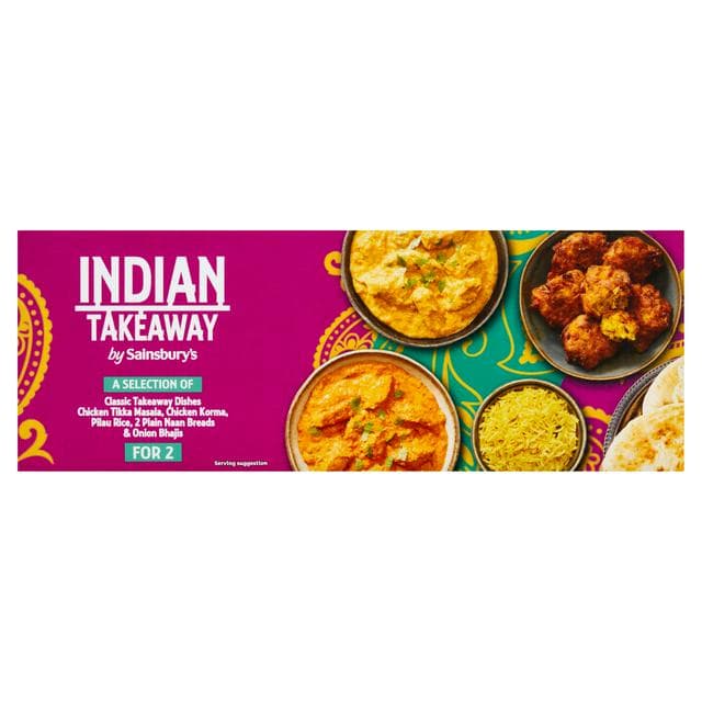 Sainsbury's Chicken Korma & Chicken Tikka Masala Takeaway Box (Serves 2) - gallery image 1