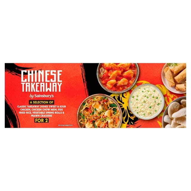 Sainsbury's Chicken Chow Mein & Sweet & Sour Chinese Takeaway Box (Serves 2) - gallery image 1