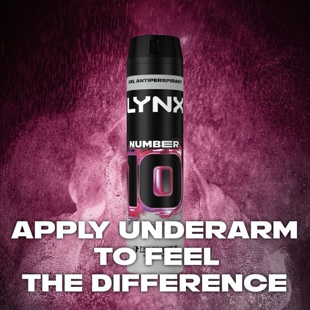 Lynx 250ml FIFA Number 10 Antiperspirant Aerosol Deodorant Spray, Limited Edition - gallery image 4