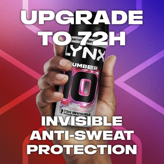 Lynx 150ml FIFA Number 10 Antiperspirant Aerosol Deodorant Spray, Limited Edition - gallery image 2