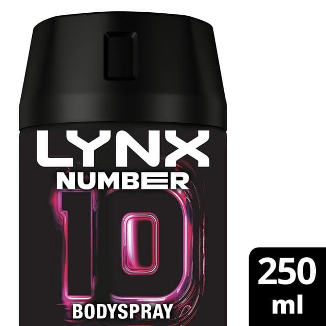 Lynx 250ml FIFA Number 10 Aerosol Body Spray, Limited Edition - gallery image 1