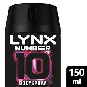 Lynx 150ml FIFA Number 10 Aerosol Body Spray, Limited Edition