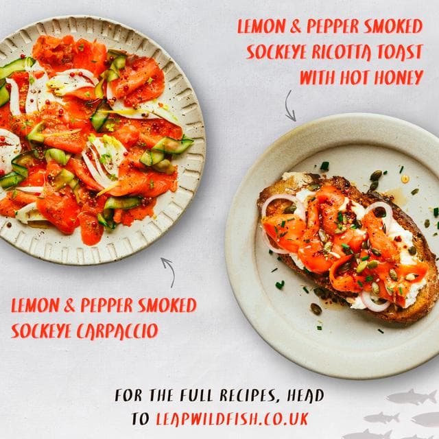 LEAP Wild Sockeye Smoked Salmon Lemon & Pepper 100g - gallery image 5