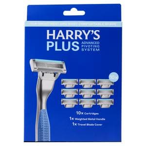 Harry's Plus 10 x Blade Refills Tide 5 Blade Men's Razor Value Pack
