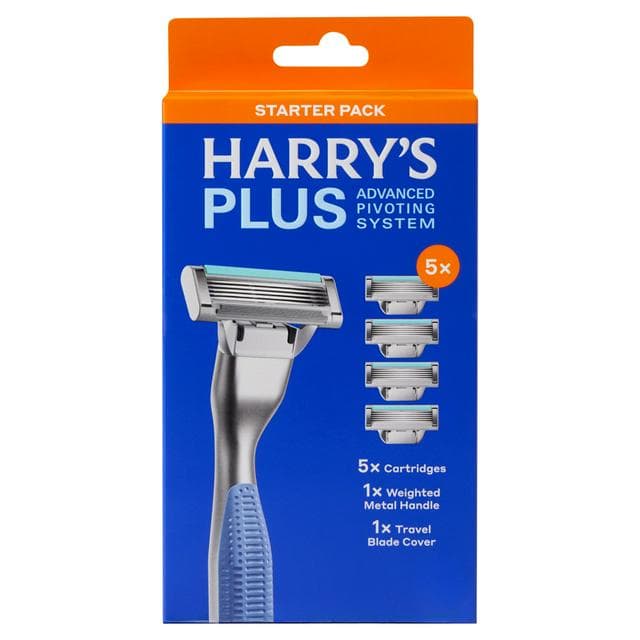 Harry's Plus 5 x Blade Refills Tide 5 Blade Men's Razor Starter Pack - gallery image 1