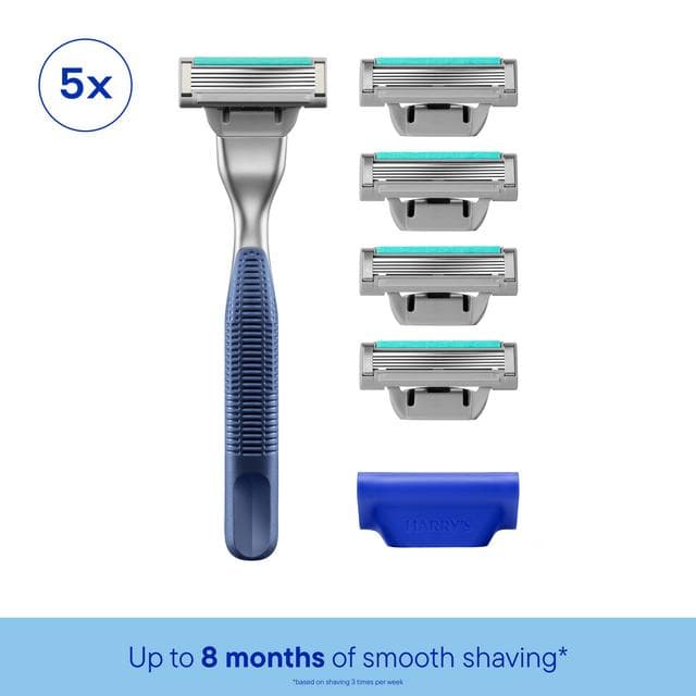 Harry's Plus 5 x Blade Refills Tide 5 Blade Men's Razor Starter Pack - gallery image 2