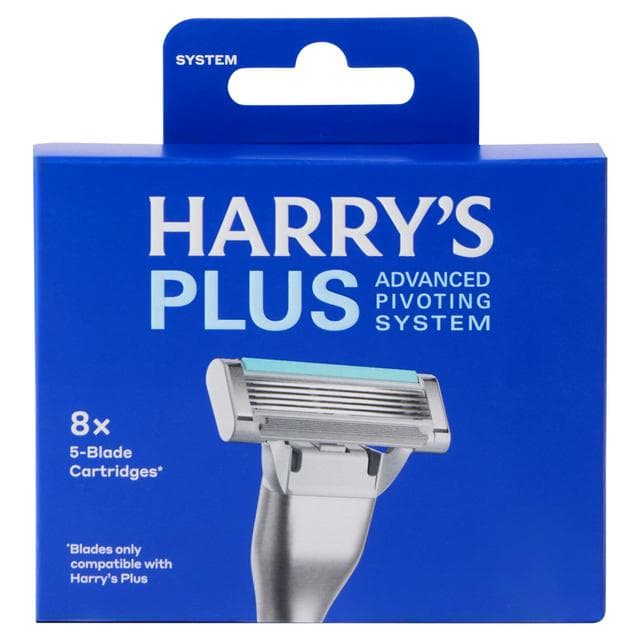 Harry's Plus 8 x Refills 5 Blade Men's Razor - gallery image 1