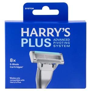 Harry's Plus 8 x Refills 5 Blade Men's Razor
