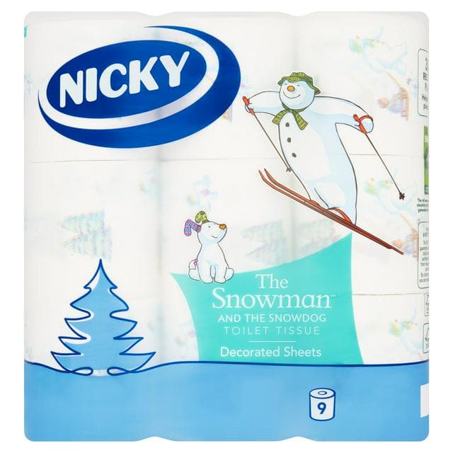 Nicky 9 Toilet Tissue the Snowman & the Snowdog Rolls - gallery image 1