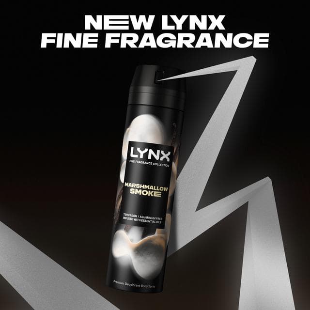 Lynx 200ml FIFA Fine Fragrance Collection Marshmallow Smoke Premium Body Spray, Limited Edition - gallery image 2