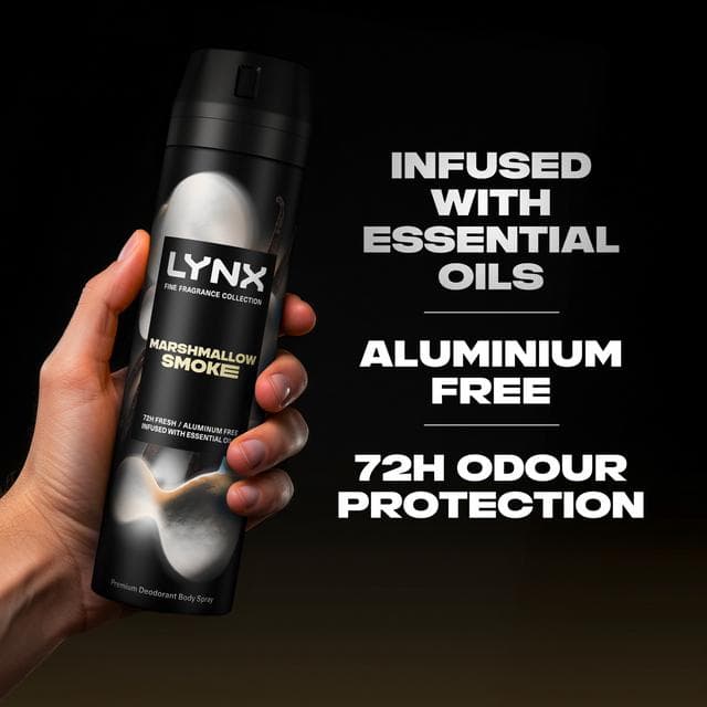 Lynx 200ml FIFA Fine Fragrance Collection Marshmallow Smoke Premium Body Spray, Limited Edition - gallery image 4