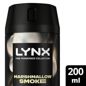 Lynx 200ml FIFA Fine Fragrance Collection Marshmallow Smoke Premium Body Spray, Limited Edition