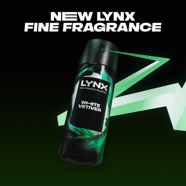 Lynx 150ml Fine Fragrance Collection White Vetiver Premium Body Spray - gallery image 2