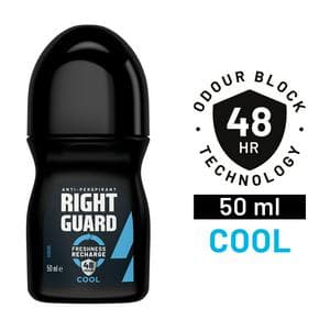 Right Guard 50ml Men 48h Cool Antiperspirant Deodorant Roll On