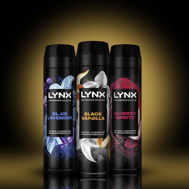 Lynx 200ml Fine Fragrance Collection Black Vanilla Premium Body Spray - gallery image 6