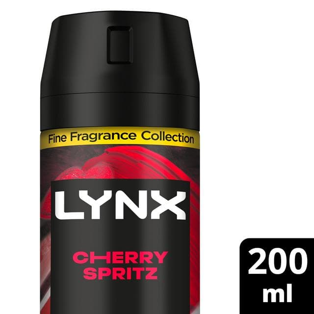 Lynx 200ml Fine Fragrance Collection Cherry Spritz Premium Body Spray - gallery image 1